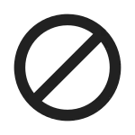 Prohibited SVG Icon